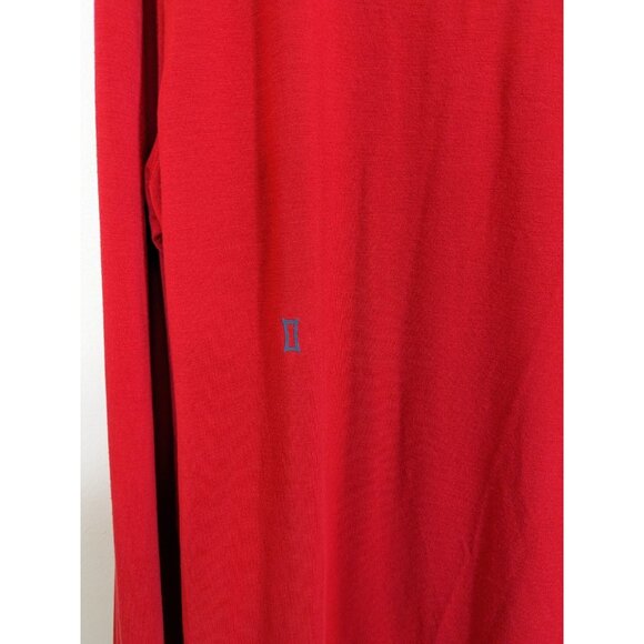 Kit And Ace Long Sleeve Crewneck Shirt Mens Large Navy Red Reversible Base Layer - Picture 6 of 6